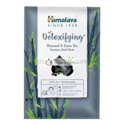 Himalaya Detoxifying Mask on Fabric with Activated Carbon and Green Tea 30ml