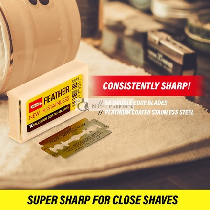 Feather Double Edge Safety Razor Blades 10 Count