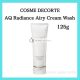 COSME DECORTE AQ Radiance Airy Cream Wash 125g Cleansing Foam Pore Aging Care