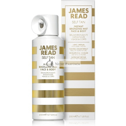 James Read Instant Bronzing Mist Self Tan for Face and Body 200ml