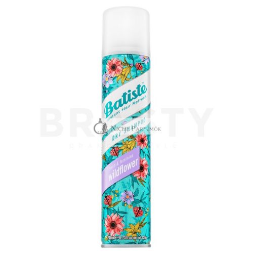 Batiste Dry Shampoo Fresh & Feminine Wildflower Dry Shampoo for All Hair Types 200 ml