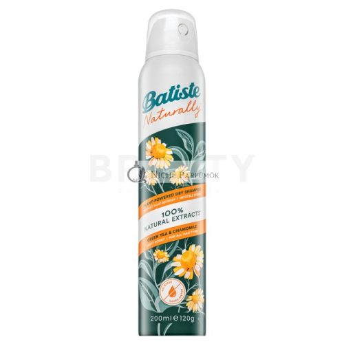Batiste Naturally Green Tea & Chamomile Dry Shampoo for Oily Hair 200 ml