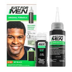   Just For Men Autostop Hair Colour Color Shampoo for Men H60 Natural Jet Black 35 g