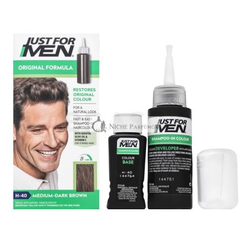 Just For Men Shampoo-in Haircolour H40 Medium Dark Brown 66 ml