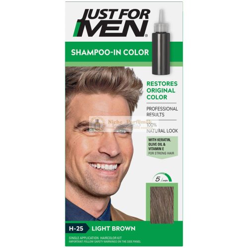 Just For Men Gel Color Hair Dye for Men H25 Light Brown