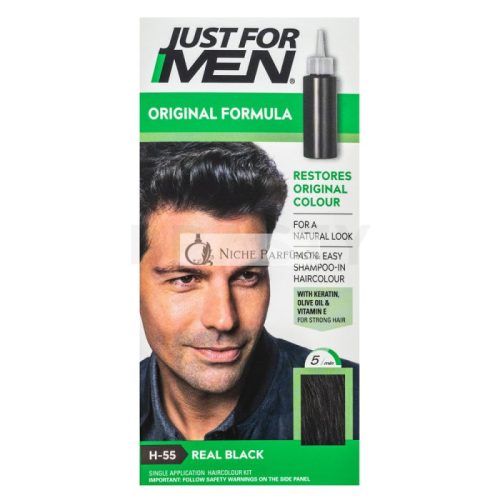 Just For Men Autostop Hair Colour hair dye for men H55 Natural Real Black 35 g