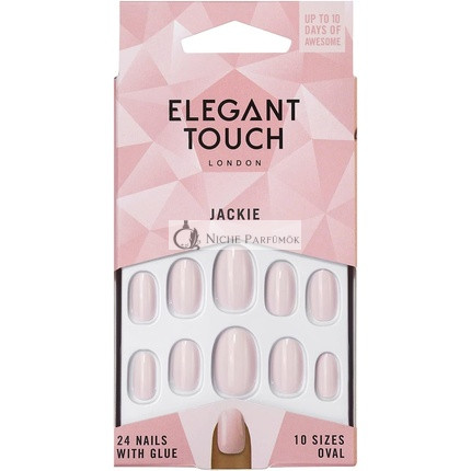 Elegant Touch Core Colour Nails Jackie Pink 24 Count