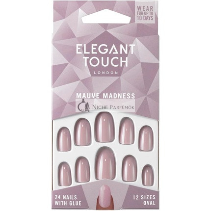Elegant Touch Core Colour Nails Mauve Madness Purple 24 count