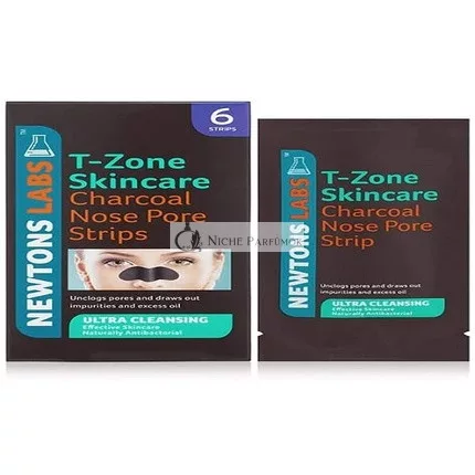 T-Zone Charcoal and Tea Tree Ultra Cleansing Nose Pore Strips - Pack of 6