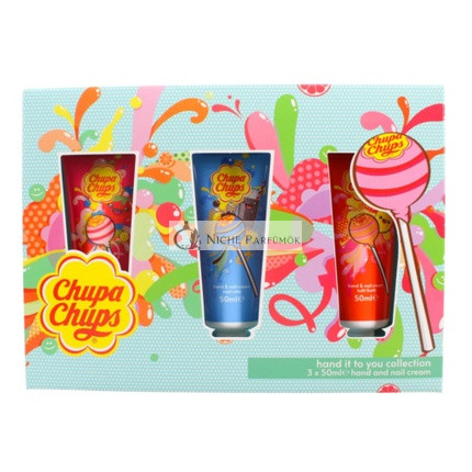 Chupa Chups Hand & Nail Cream Collection 50ml - Pack of 3 (Cola, Strawberry)