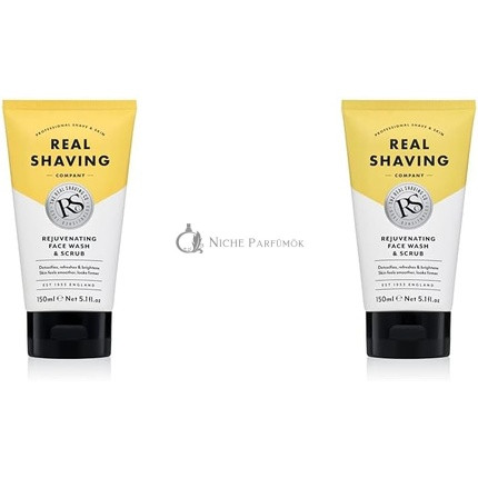 The Real Shaving Company Rejuvenating Face Wash and Scrub 180g