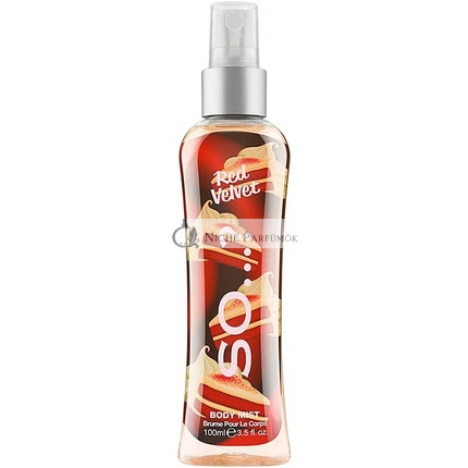 So...? Women's Red Velvet Body Mist Fragrance Spray 100ml