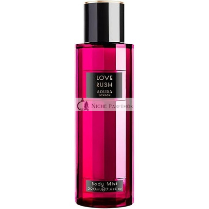 Aoura London Women's Love Rush Body Mist Fragrance Spray 220ml