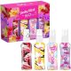 By So...? Women's Mini Body Mist Gift Set with Red Velvet, Vanilla, Candy Floss & Sweet Pea Fragrance Spray 4x50ml Sweet Obsession