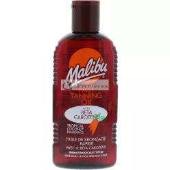   Malibu Sun Bronzing Fast Tanning Oil with Beta Carotene and Tropical Coconut Fragrance 200ml