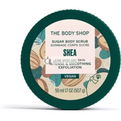   The Body Shop Shea Body Scrub Intense Sugar Body Exfoliator for Very Dry Skin 50ml