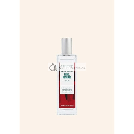 The Body Shop Rebel Rosebud Eau de Toilette 50ml Rose Absolute Saffron Amber Floral Scent