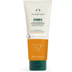   The Body Shop Vitamin C Microdermabrasion Glow Boosting 100ml with Camu Camu for Weekly Home Spa Exfoliation for Brighter Clearer Skin