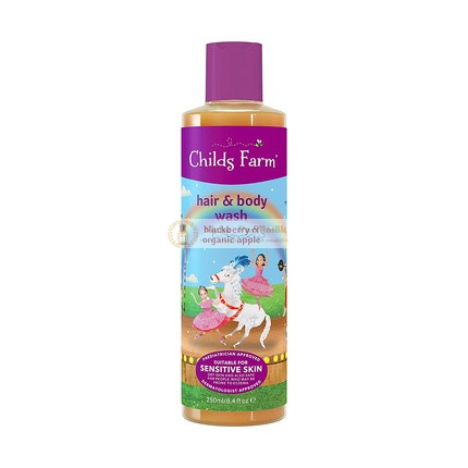 Childs Farm Hair and Body Shampoo with Blackberry and Organic Apple Extract