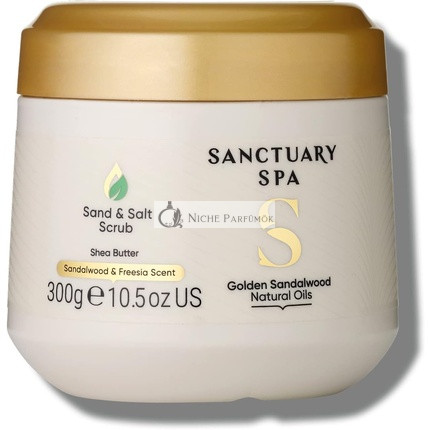 Sanctuary Spa Golden Sandalwood Sand and Salt Scrub 300g