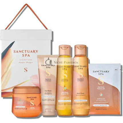 Sanctuary Spa Signature Pamper Hamper Gift Set - Vegan Gift for Women