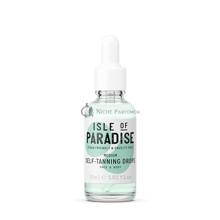 Isle of Paradise Self-Tanning Drops 30ml Medium - Natural and Vegan Ingredients