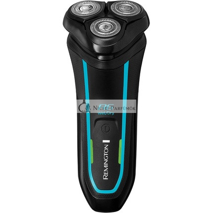 Remington R6 Aqua Wet & Dry Men's Electric Rotary Shaver 100% Waterproof Pop Up Trimmer 60min Usage 90min Charge 5min Quick Charge Cordless USB Charging Travel Pouch R6000