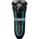 Remington R6 Aqua Wet & Dry Men's Electric Rotary Shaver 100% Waterproof Pop Up Trimmer 60min Usage 90min Charge 5min Quick Charge Cordless USB Charging Travel Pouch R6000