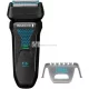 Remington F6 Aqua Men's Electric Shaver 100% Waterproof with Fold-Out Detail and Long Hair Trimmer 60 Minute Lithium Battery USB Charging - F6000