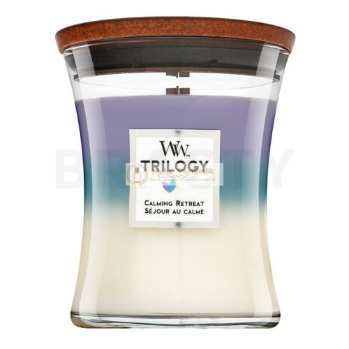 Woodwick Trilogy Calming Retreat Scented Candle 275 g