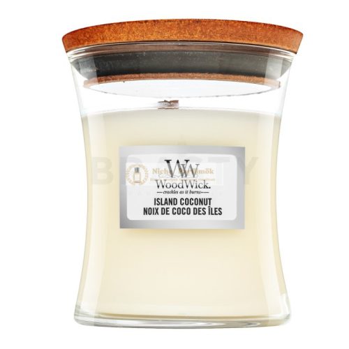 Woodwick Island Coconut scented candle 85 g