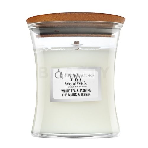 Woodwick White Tea & Jasmine Scented Candle 85 g
