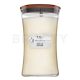 Woodwick White Teak Scented Candle 610 g