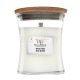 Woodwick White Teak Scented Candle 85 g