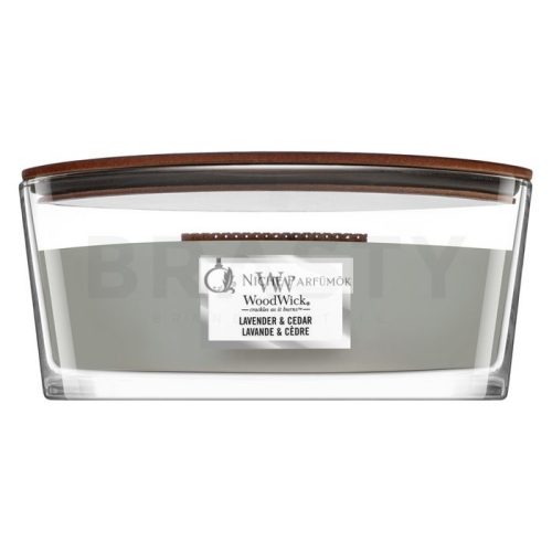 Woodwick Lavender & Cedar scented candle 453.6 g