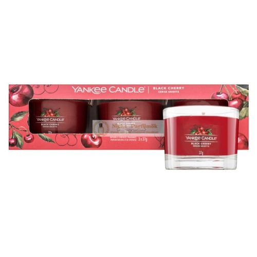 Yankee Candle Black Cherry votive candle 3 x 37 g
