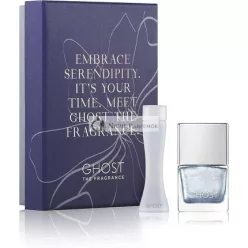   Ghost Gift Set 5ml Eau De Toilette + 10ml Ghost Metallic Blue Nail Polish