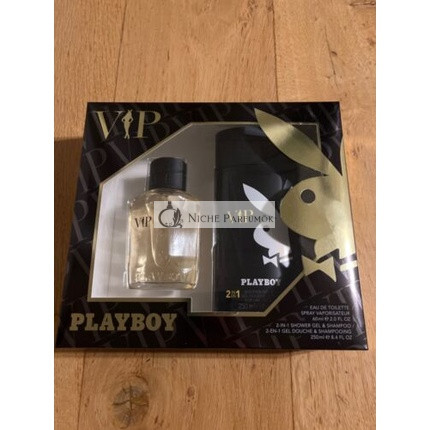 Playboy VIP Eau de Toilette 60ml and 2in1 Shower Gel & Shampoo Set