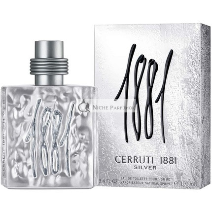 Cerruti 1881 Silver Eau De Toilette Spray For Men 100ml