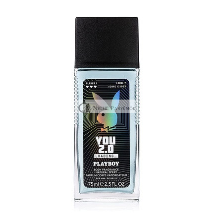 Playboy YOU 2.0 Loading Natural Body Fragrance Spray for Him