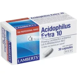 Lamberts Acidophilus Extra 10 Nutricosmetics 30 Capsules