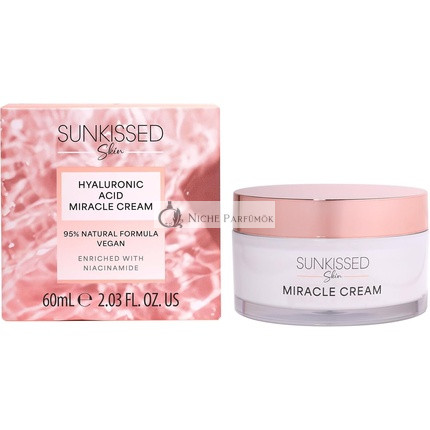 Sunkissed Skin Hyaluronic Acid Miracle Cream 60ml Enriched with Niacinamide