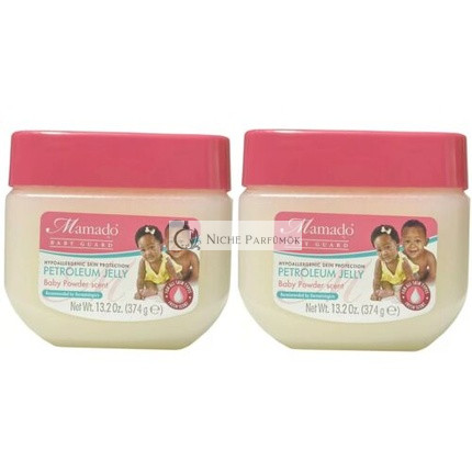 Mamado Baby Guard Petroleum Jelly with Baby Powder Scent 13.02 Oz 374g