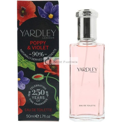 Yardley London Poppy and Violet Eau de Toilette 50ml