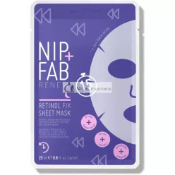   Nip + Fab Retinol Fix Sheet Mask for Face with Coconut Water and Edelweiss Flower Extract 24ml