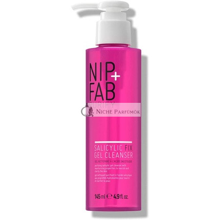 Nip + Fab Salicylic Fix Gel Face Cleanser with Niacinamide and Hydrating BHA 145ml