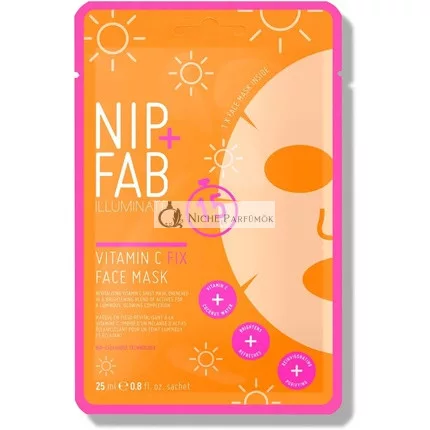 Nip + Fab Vitamin C Fix Sheet Mask for Face with Coconut Water and Citrus Fruit Extract 24ml
