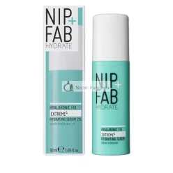   Nip + Fab Hyaluronic Fix Extreme4 2% Serum 50ml Face Serum for Balanced and Moisturized Skin Anti-Aging Moisturizing Plumping Skincare