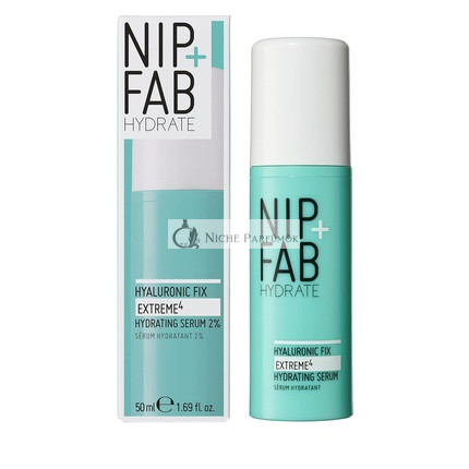 Nip + Fab Hyaluronic Fix Extreme4 2% Serum 50ml Face Serum for Balanced and Moisturized Skin Anti-Aging Moisturizing Plumping Skincare