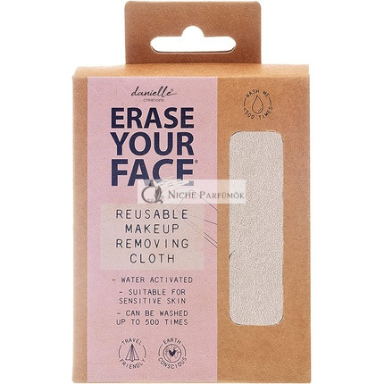 Danielle Creations Erase Your Face Eco Friendly Reusable Makeup Remover Cloth in Nude